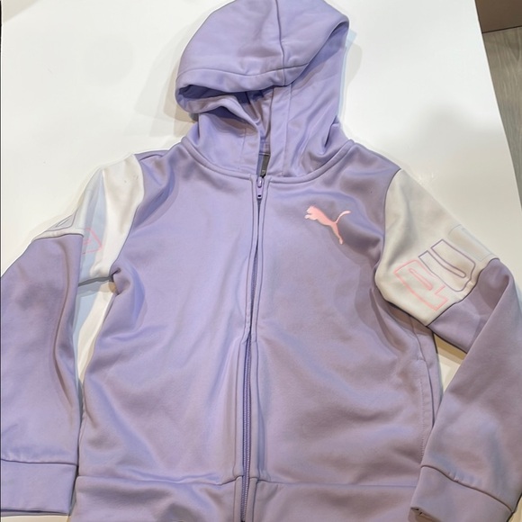 Puma Kids Lavender Hoodie - Picture 1 of 5